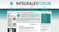 Desktop Screenshot of if.integralesforum.org