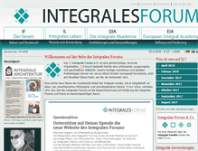 Tablet Screenshot of if.integralesforum.org