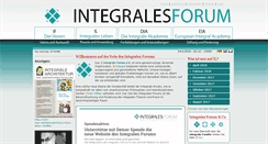 Desktop Screenshot of integralesforum.org